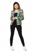 Preview: Suitmeister Blazer Christmas Green Nordic