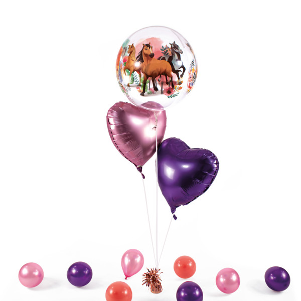 Heliumballon in der Box 3-teiliges Set Spirit