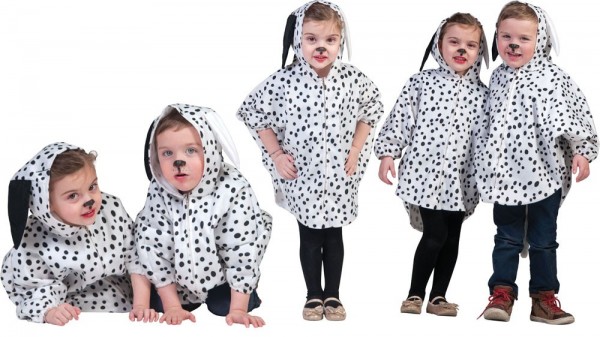 Dalmatian baby poncho