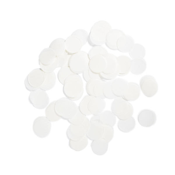 Confettis blancs ronds