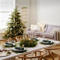 Voorvertoning: 6 houten servetringen Merry Christmas