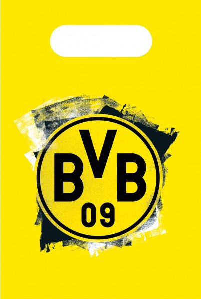 8 sachets cadeaux en papier BVB Dortmund