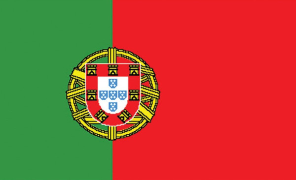 Portugal Fan Flagge 90 x 150cm