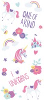 20 cellophane bags dreamy unicorn