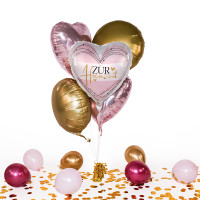 Vorschau: Heliumballon in der Box Hochzeit Wishes