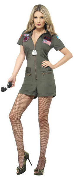 Sexy aviator costume for women