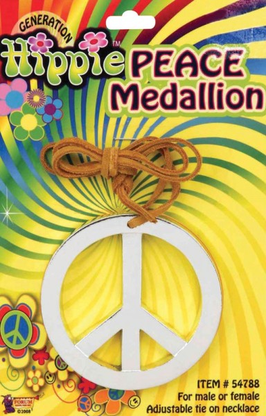 Hippie Peace Sign Halsband