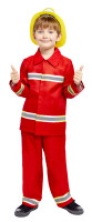 Preview: Fire brigade children's costume in red