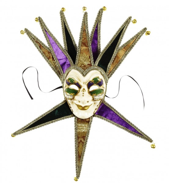 Maschera d'oro veneziana Jolly
