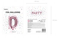 Vorschau: Folienballon D roségold 35cm