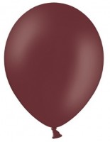 Vista previa: 20 globos estrella de fiesta rojo-marrón 30cm