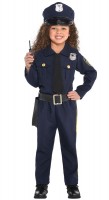 Blaues Police Officer Kinderkostüm