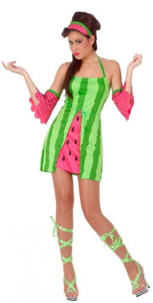 Wassermelonen Kleid Damnkostüm