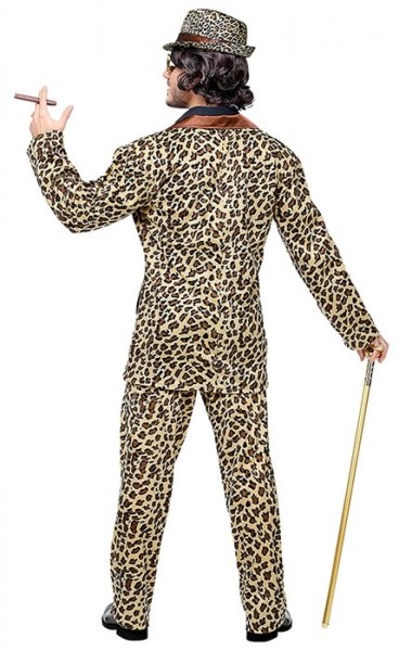 Costume de proxénète léopard pour homme
