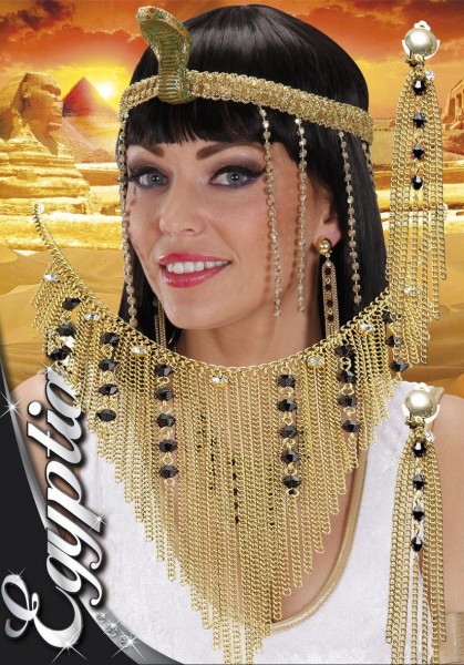 Prunkvolles Ägyptische Königin Schmuck Set