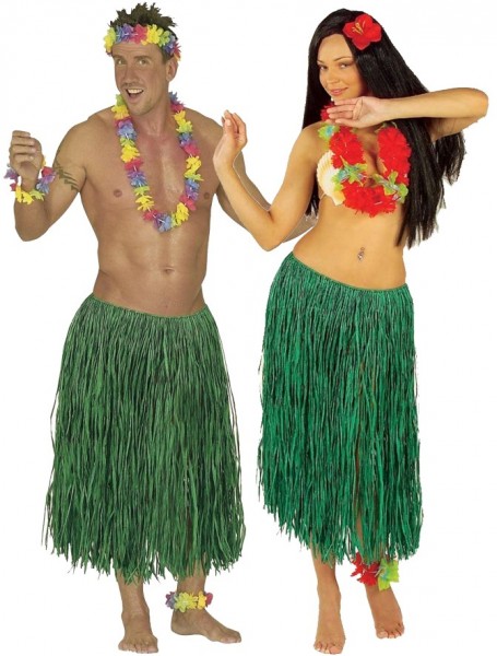 Grön Hawaiian Waikiki kjol 78cm