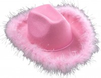 Widok: Różowy kowbojski kapelusz Amanda