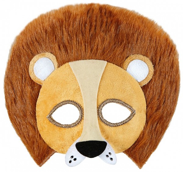 Fluffy Lion Mask Unisex 3