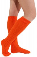 Knee high socks in orange
