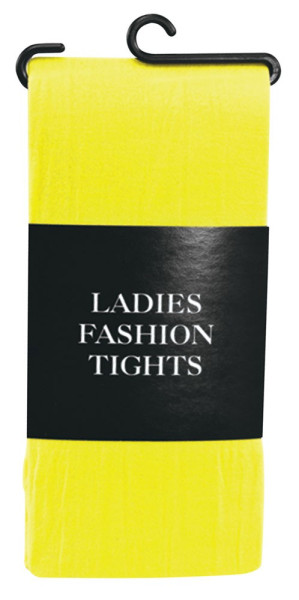 Opaque women's tights yellow