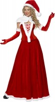 Vorschau: Weihnachtsfrau Santa Claudia Kostüm Premium