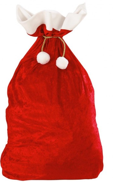 Röd julsäck 60 x 100cm