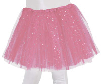 Glitter stars tutu for girls pink