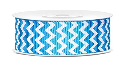 10m Geschenk-Ripsband hellblau-weiß