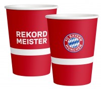 Tischdekoration 4 Meter 3 Luftschlangen FC Bayern München Fußballparty