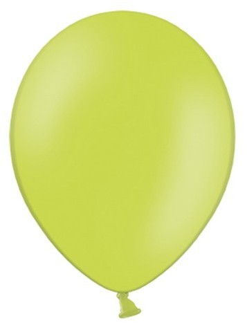 10 ballons vert citron 27cm