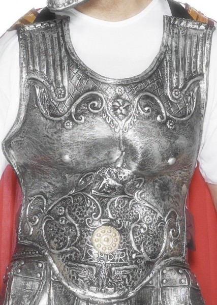 Verzierte Römer Brustplatte in Silber