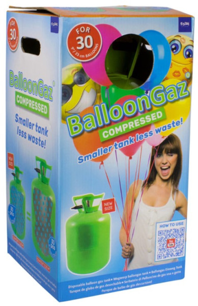 Jednorazowa butelka z helem 30 balonów 3