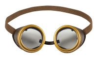 Stilfulde steampunk-aviatorbriller