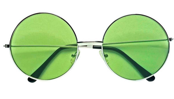 Okulary hipisowskie John zielone