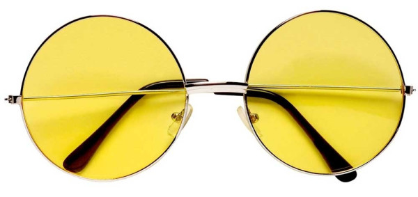 Żółte okulary hippie Ronny