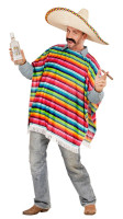 Preview: Colorful fiesta stripe poncho