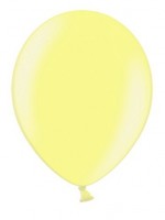Vista previa: 100 globos metalizados Celebration amarillo limón 23cm