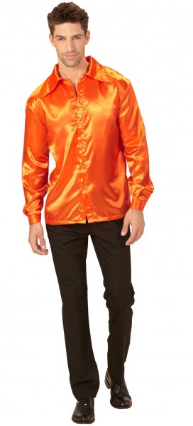 Seidenoptik Hemd Johnny Orange 3