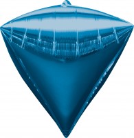Diamondz Folienballon blau 38 x 43cm