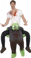 Vista previa: Disfraz de zombie sangriento a cuestas