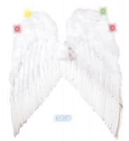 Vista previa: Alas de ángel celestial que brillan intensamente 55 x 48 cm