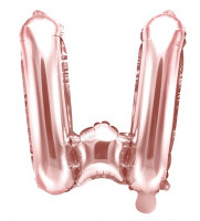 Vorschau: Folienballon W roségold 35cm