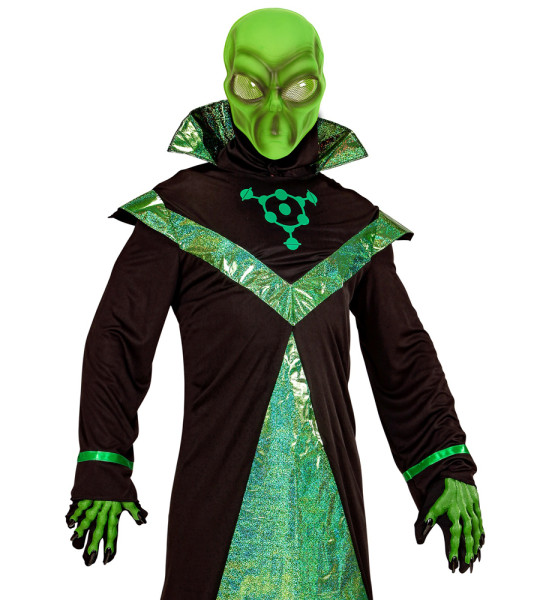Außerirdische Alien Maske Grün 4