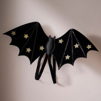 Vista previa: Disfraz de murciélago estrellado para niña deluxe