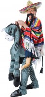Vista previa: Disfraz mexicano a cuestas de burro