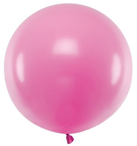XL ballonfeest gigantisch roze 60cm