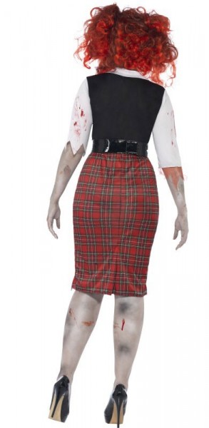 Zala Zombie Schulmädchen Kostüm
