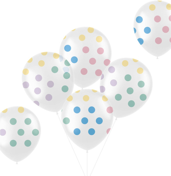 6 dots festival balloons 33cm