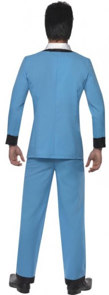 Ljusblå Elvis kostym för män 3