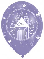 Preview: 6 fairy tale castle princess balloons